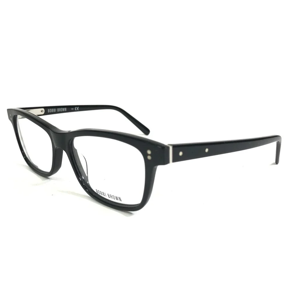 Bobbi Brown Eyeglasses Frames THE WILSON 0807 Black Rectangular 51-15-140